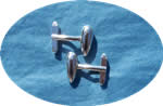 Handmade cufflinks by Xing Design