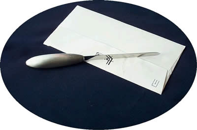 Knifey handmade desk letter opener by Xing Design