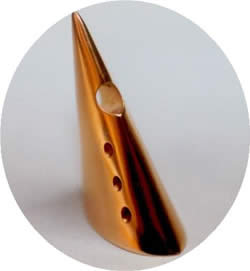 Node contemporary 22k gold pendant commissioned by a Belgian professor